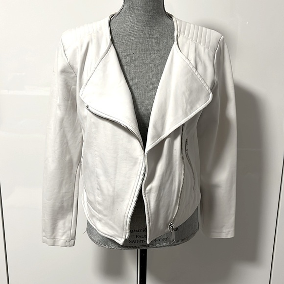 SUKO JEANS Moto Biker Jacket Stretch, Size M - Picture 6 of 10